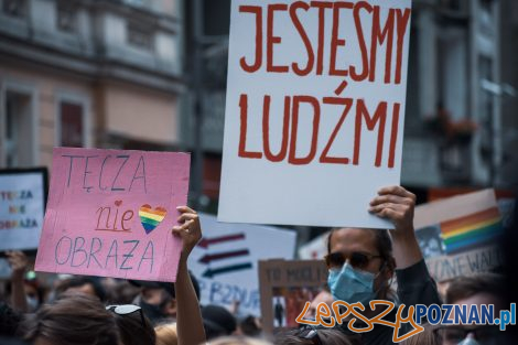 Protest - Poznań broni tęczy  Foto: Przemysław Łukaszyk