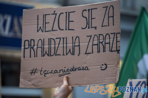 Protest - Poznań broni tęczy  Foto: Przemysław Łukaszyk