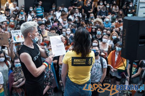 Protest - Poznań broni tęczy  Foto: Przemysław Łukaszyk