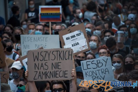 Protest - Poznań broni tęczy  Foto: Przemysław Łukaszyk
