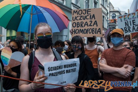 Protest - Poznań broni tęczy  Foto: Przemysław Łukaszyk