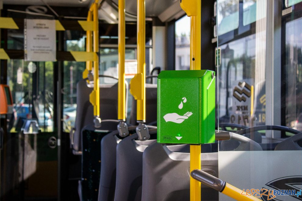 Nowe dezynfektory w tramwajach i autobusach  Foto: MPK