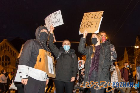 Strajk Kobiet Poznań: Aborcja wszedzie, bo była jest i będzie  Foto: LepszyPOZNAN.pl / Paweł Rychter