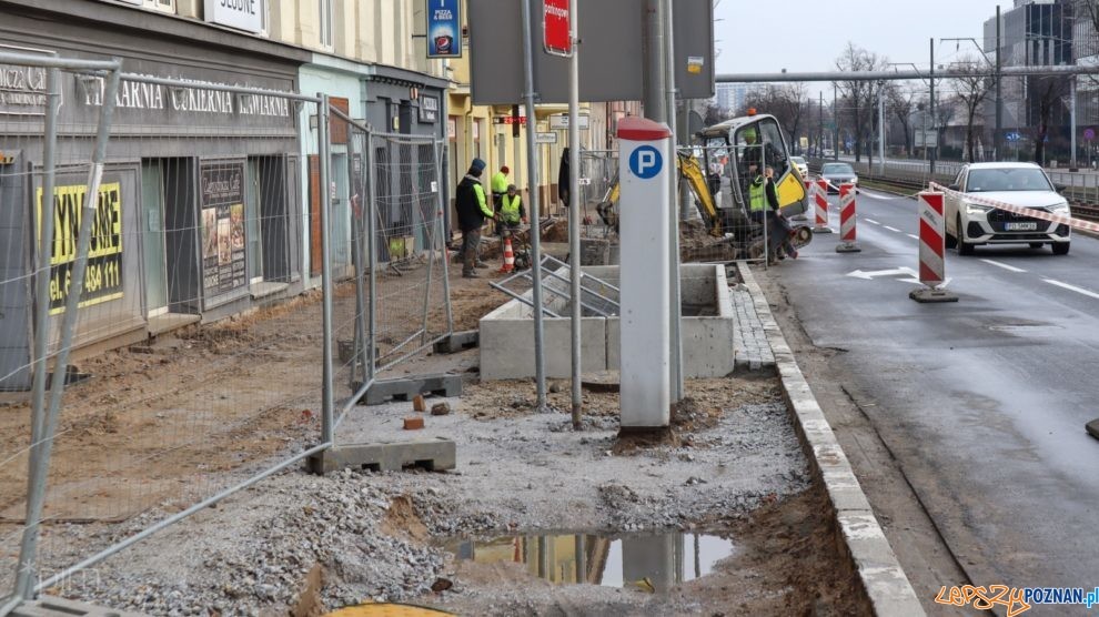 prace na ulicy Królowej Jadwigi  Foto: materiały prasowe / UMP