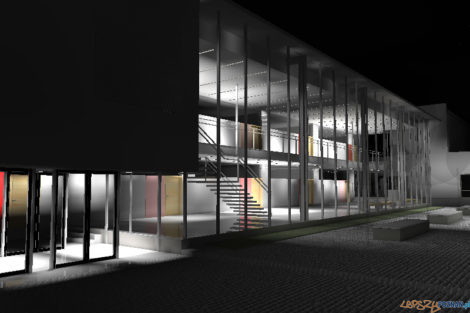 wizualizacja rozbudowy szkoły w Krzesinach  Foto: materiały prasowe / UMP