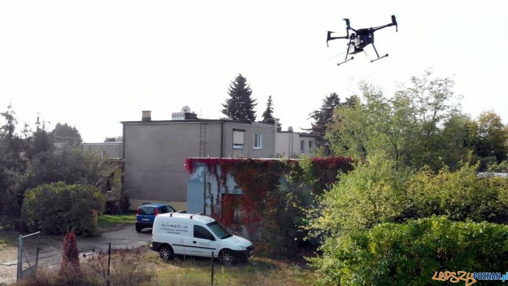 Dron lata nad miastem  Foto: materiały prasowe / UMP