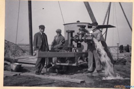 Rozbudowa Ujęcia Wody na Dębinie, lata 40. XX w.  Foto: Aquanet / materiały prasowe