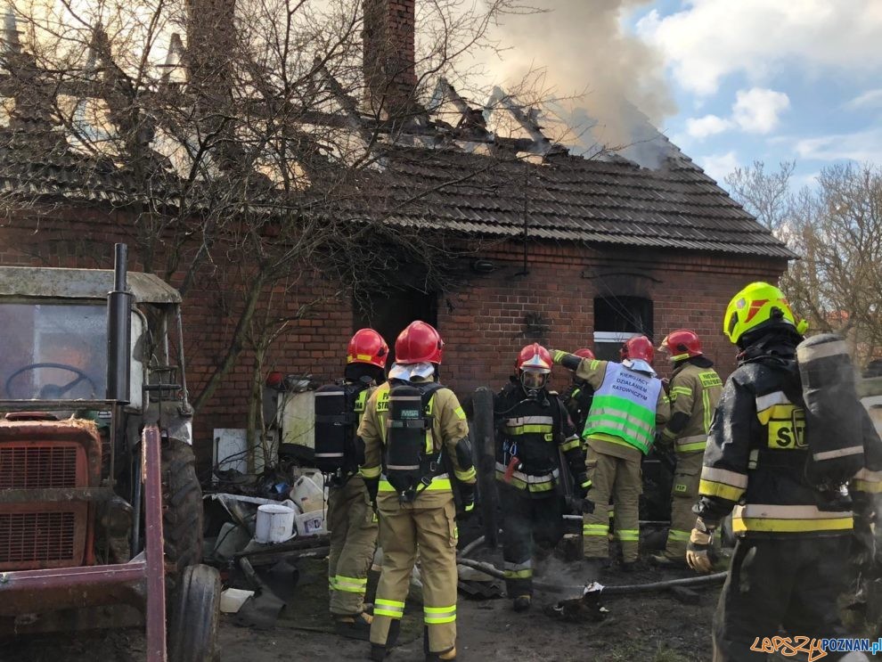 Pomoc dla rodziny, której ogień strawił dom  Foto: UM w Mosinie