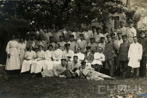 Ireneusz Wierzejewski w klinice im. Gasiorowskiego 1913  Foto: Muzeum Uniwersytetu Medycznego / Cyryl