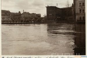 Powódź 1924 Chwaliszewo Warta  Foto: R. S Ulatowski / Cyryl