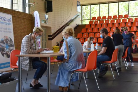 Swarzędz - punkt szczepień  Foto: I. Paprzycka / UMiG Swarzędz