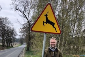 Piotr Tryjanowski - zwierzęta na znakach drogowych  Foto: Uniwerystet Przyrodniczy w Poznaniu 
