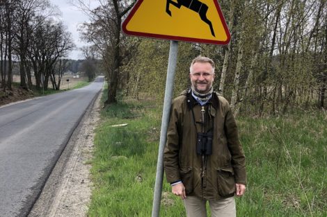 Piotr Tryjanowski - zwierzęta na znakach drogowych  Foto: Uniwerystet Przyrodniczy w Poznaniu 