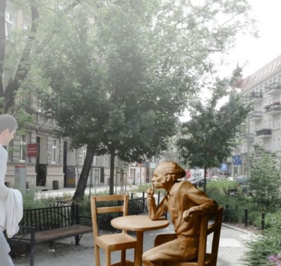 Rybaki ławeczka Smolenia  Foto: projekt Piotr Socha 
