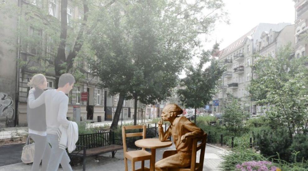 Rybaki ławeczka Smolenia  Foto: projekt Piotr Socha 