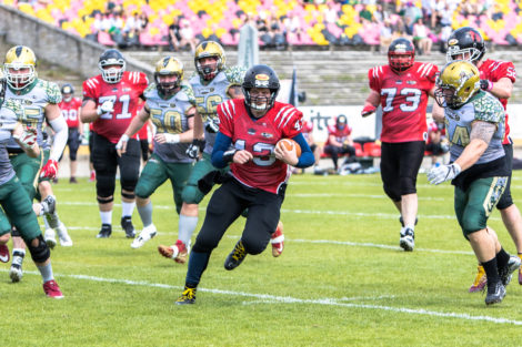 LFA: Armia Poznań - Wilki Łódzkie 28:6 - Golęcin, Poznań 5.  Foto: LepszyPOZNAN.pl / Paweł Rychter