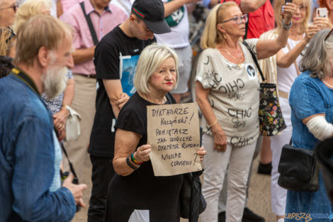 #MuremZaTVN - W obronie niezależnych mediów  Foto: lepszyPOZNAN.PL/Piotr Rychter