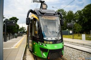 Pierwsze tramwaje na trasie do Naramowic  Foto: materiały prasowe / UMP