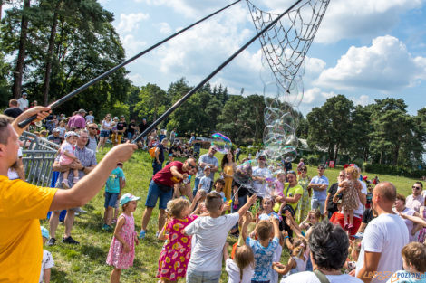 Festiwal Baniek Mydlanych na Polanie Harcerza - Poznań 11.07.20  Foto: LepszyPOZNAN.pl / Paweł Rychter