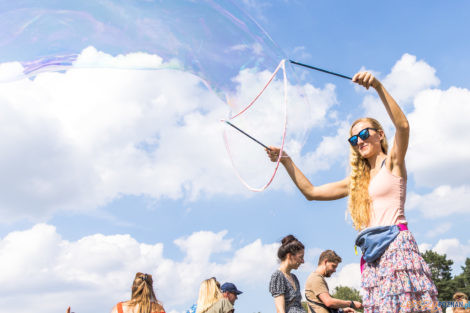 Festiwal Baniek Mydlanych na Polanie Harcerza - Poznań 11.07.20  Foto: LepszyPOZNAN.pl / Paweł Rychter