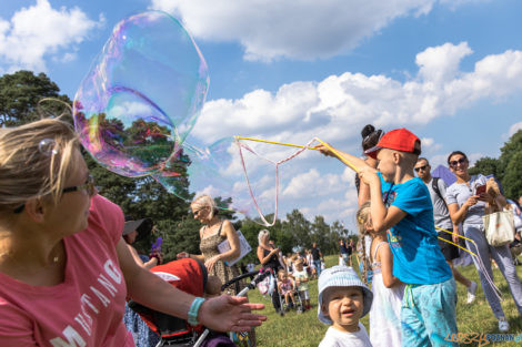 Festiwal Baniek Mydlanych na Polanie Harcerza - Poznań 11.07.20  Foto: LepszyPOZNAN.pl / Paweł Rychter