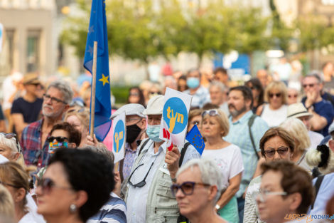 #MuremZaTVN - W obronie niezależnych mediów  Foto: lepszyPOZNAN.PL/Piotr Rychter