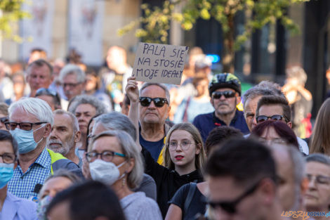 Wolne Media - protest na placu Wolności  Foto: lepszyPOZNAN.PL/Piotr Rychter