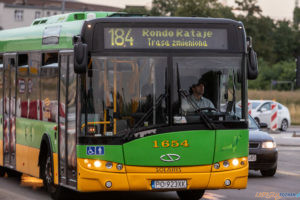 Autobus linia 184  Foto: lepszyPOZNAN.PL/Piotr Rychter