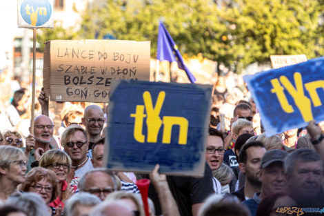 Wolne Media - protest na placu Wolności  Foto: lepszyPOZNAN.PL/Piotr Rychter