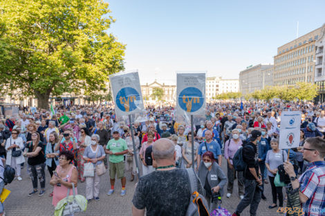 Wolne Media - protest na placu Wolności  Foto: lepszyPOZNAN.PL/Piotr Rychter