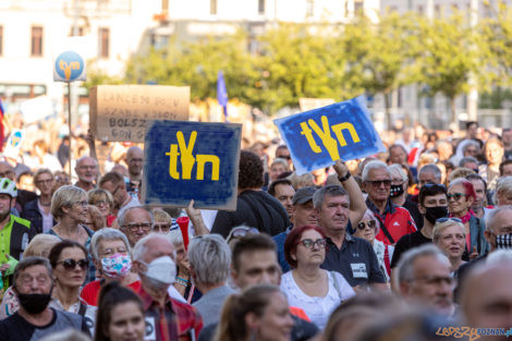 Wolne Media - protest na placu Wolności  Foto: lepszyPOZNAN.PL/Piotr Rychter