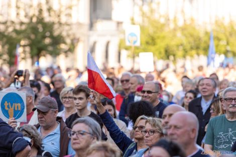 Wolne Media - protest na placu Wolności  Foto: lepszyPOZNAN.PL/Piotr Rychter