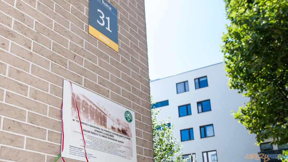 Warta Poznań - Rolna 31, miejsce byłego stadionu  Foto: materiały prasowe / Piotr Leśniowski / Warta Poznań