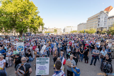 Wolne Media - protest na placu Wolności  Foto: lepszyPOZNAN.PL/Piotr Rychter