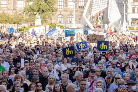 Wolne Media - protest na placu Wolności  Foto: lepszyPOZNAN.PL/Piotr Rychter