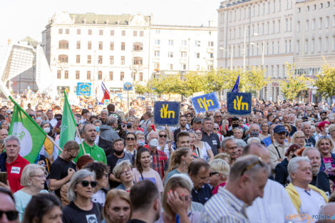 Wolne Media - protest na placu Wolności  Foto: lepszyPOZNAN.PL/Piotr Rychter