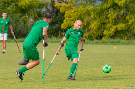 Trening otwarty drużyny amp futbolu Warty Poznań w Skórzewie  Foto: lepszyPOZNAN.pl/Piotr Rychter