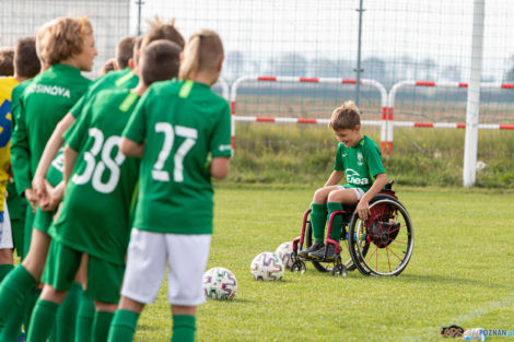 Trening otwarty drużyny amp futbolu Warty Poznań w Skórzewie  Foto: lepszyPOZNAN.pl/Piotr Rychter