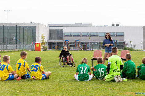 Trening otwarty drużyny amp futbolu Warty Poznań w Skórzewie  Foto: lepszyPOZNAN.pl/Piotr Rychter