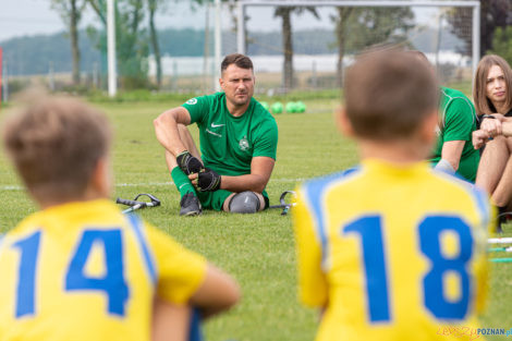 Trening otwarty drużyny amp futbolu Warty Poznań w Skórzewie  Foto: lepszyPOZNAN.pl/Piotr Rychter