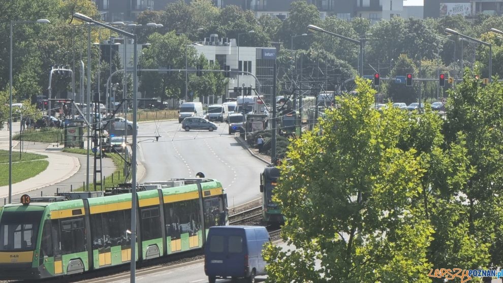 Wstrzymany ruch tramwajów  Foto: lepszyPOZNAN