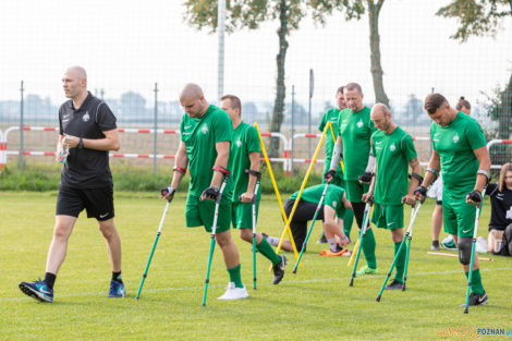 Trening otwarty drużyny amp futbolu Warty Poznań w Skórzewie  Foto: lepszyPOZNAN.pl/Piotr Rychter