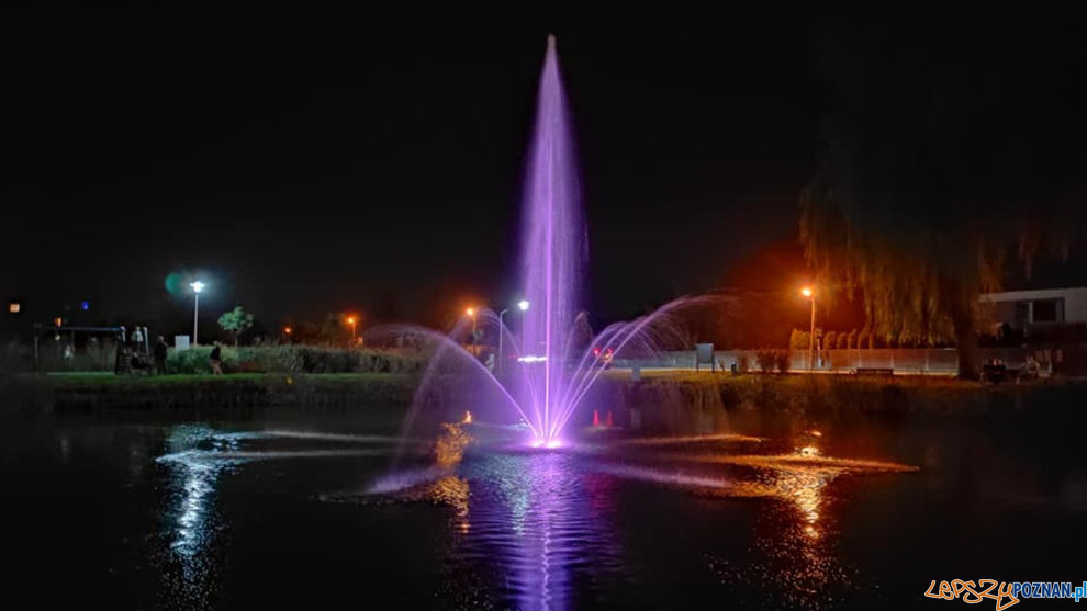 Nowa fontanna w Więckowicach  Foto: UG Dopiewo