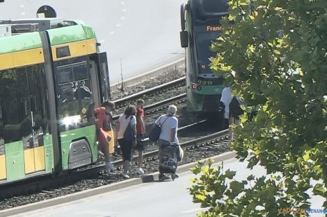 Wstrzymany ruch tramwajów  Foto: lepszyPOZNAN