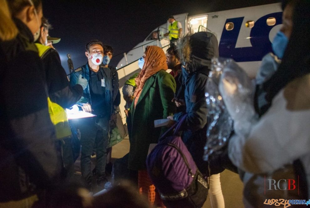 Uchodźcy z Afganistanu dotarli do Poznania  Foto: Rządowe Centrum Bezpieczeństwa
