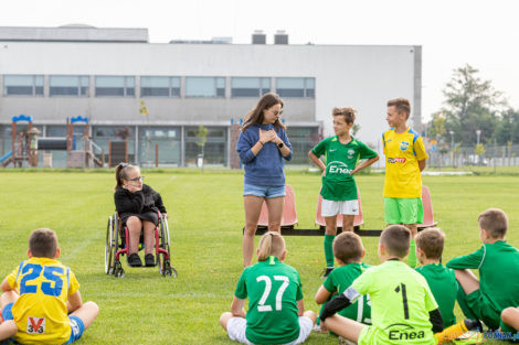 Trening otwarty drużyny amp futbolu Warty Poznań w Skórzewie  Foto: lepszyPOZNAN.pl/Piotr Rychter