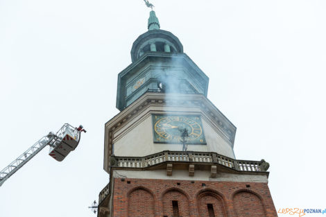 Ćwiczenia Strażaków na Starym Rynku  Foto: lepszyPOZNAN.pl/Piotr Rychter