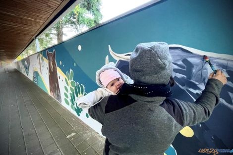 Nowy mural w Poznaniu  Foto: materiały prasowe / UEP