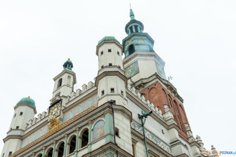 Ćwiczenia Strażaków na Starym Rynku  Foto: lepszyPOZNAN.PL/Piotr Rychter