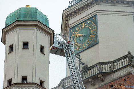 Ćwiczenia Strażaków na Starym Rynku  Foto: lepszyPOZNAN.pl/Piotr Rychter